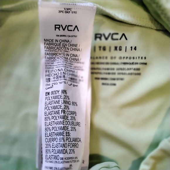 RVCA High Rise Swim Bottoms 🌊. NWT - Picture 4 of 4